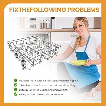 Amazon.com: 【2025】Dishwasher Upper Dishrack DD82-01385A(B